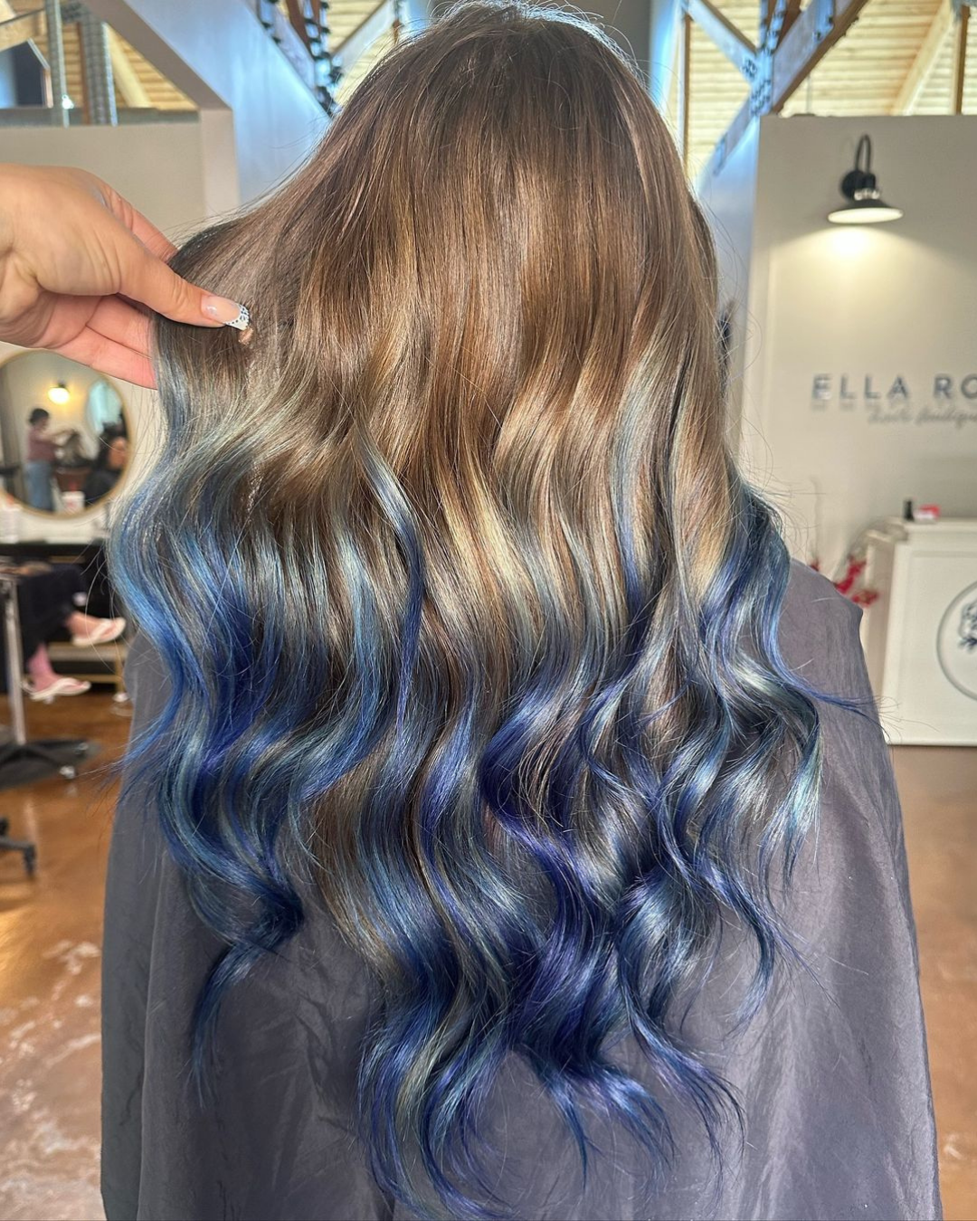 Blue Balayage by Yvaliz