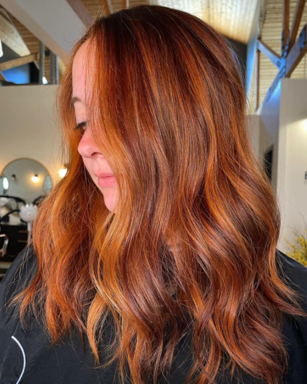 Copper Red Balayage by Ashlyn