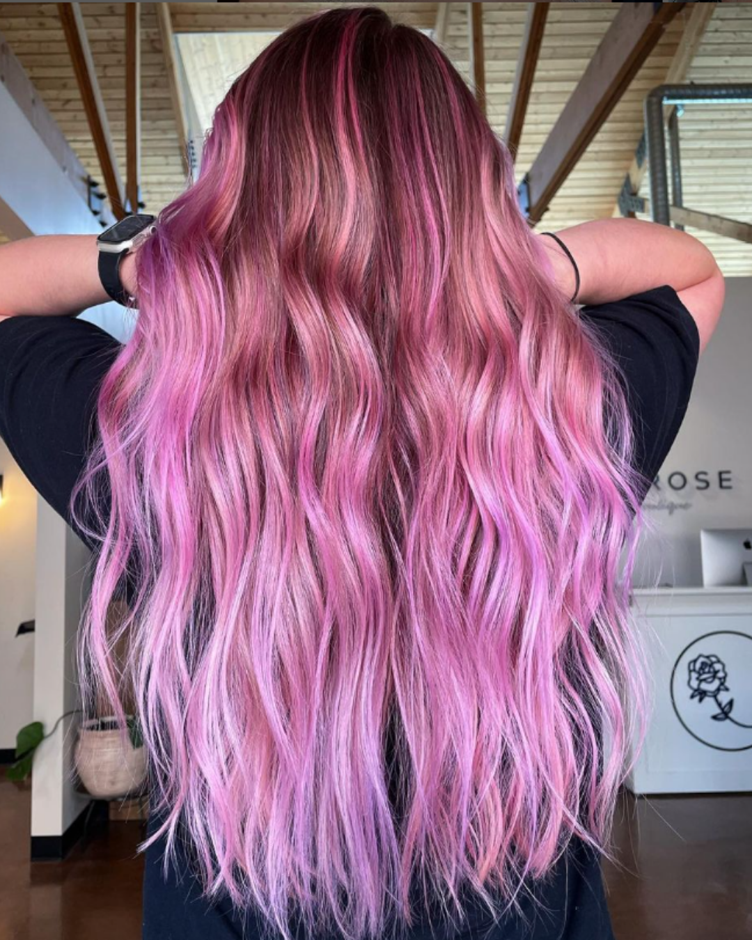 Pink Hair by Ashlyn