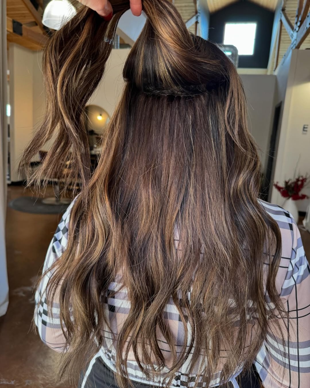 Blended Brunete with Extensions by Meagan