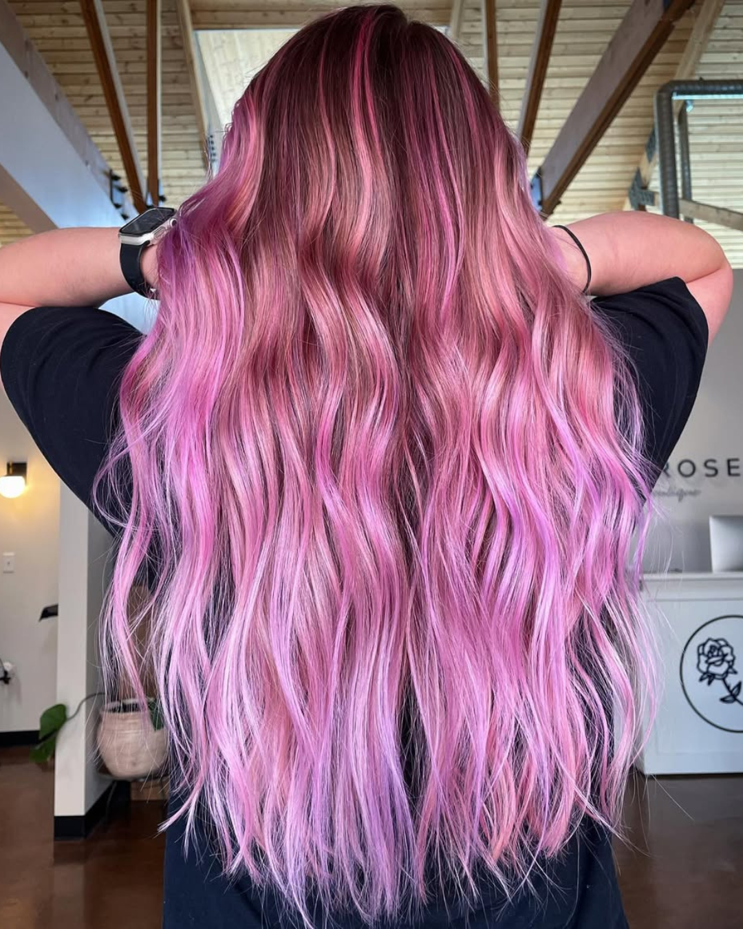 Bubblegum Pink Balayage by Ashlyn