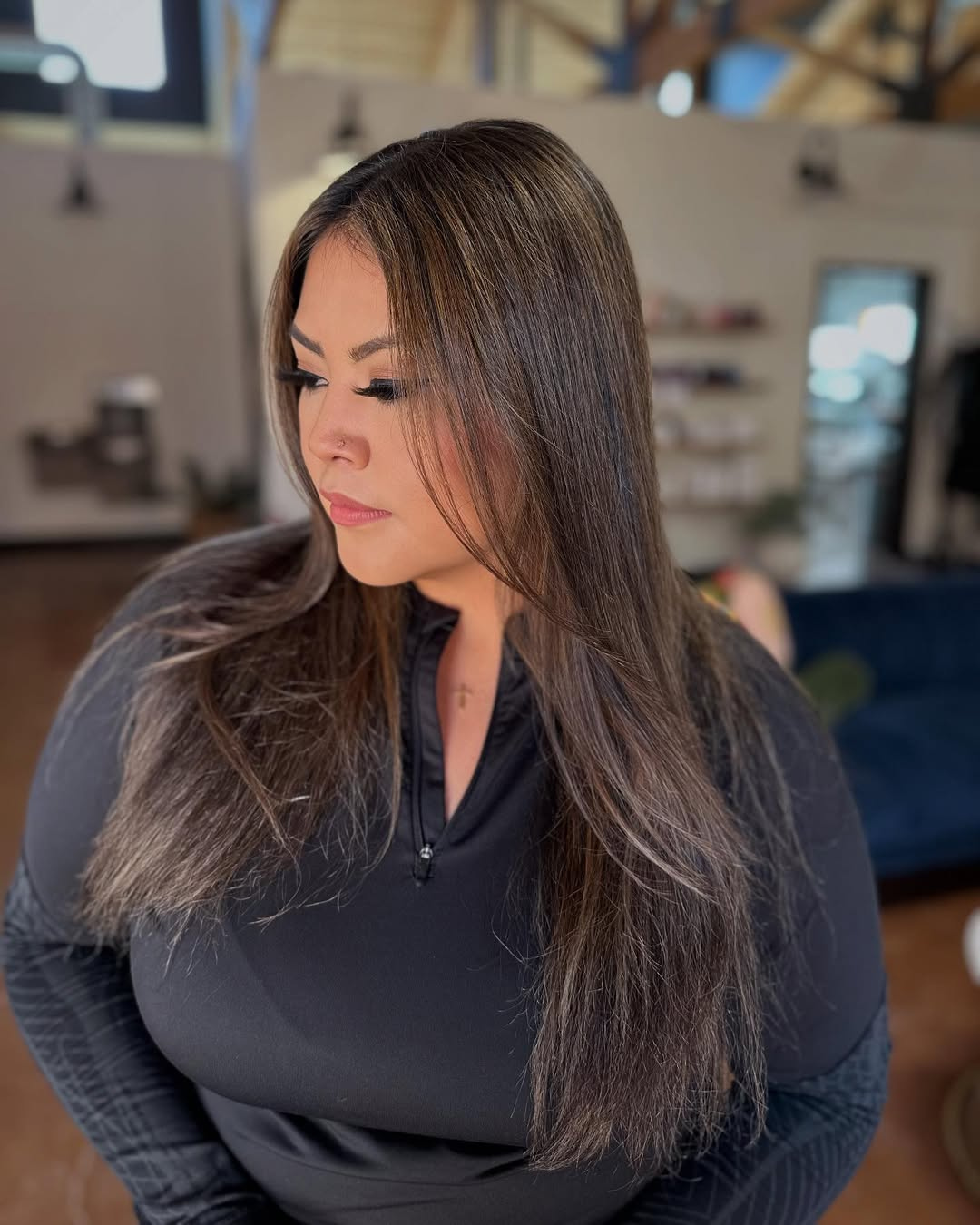 Rich Brunette Balayage by Tiana