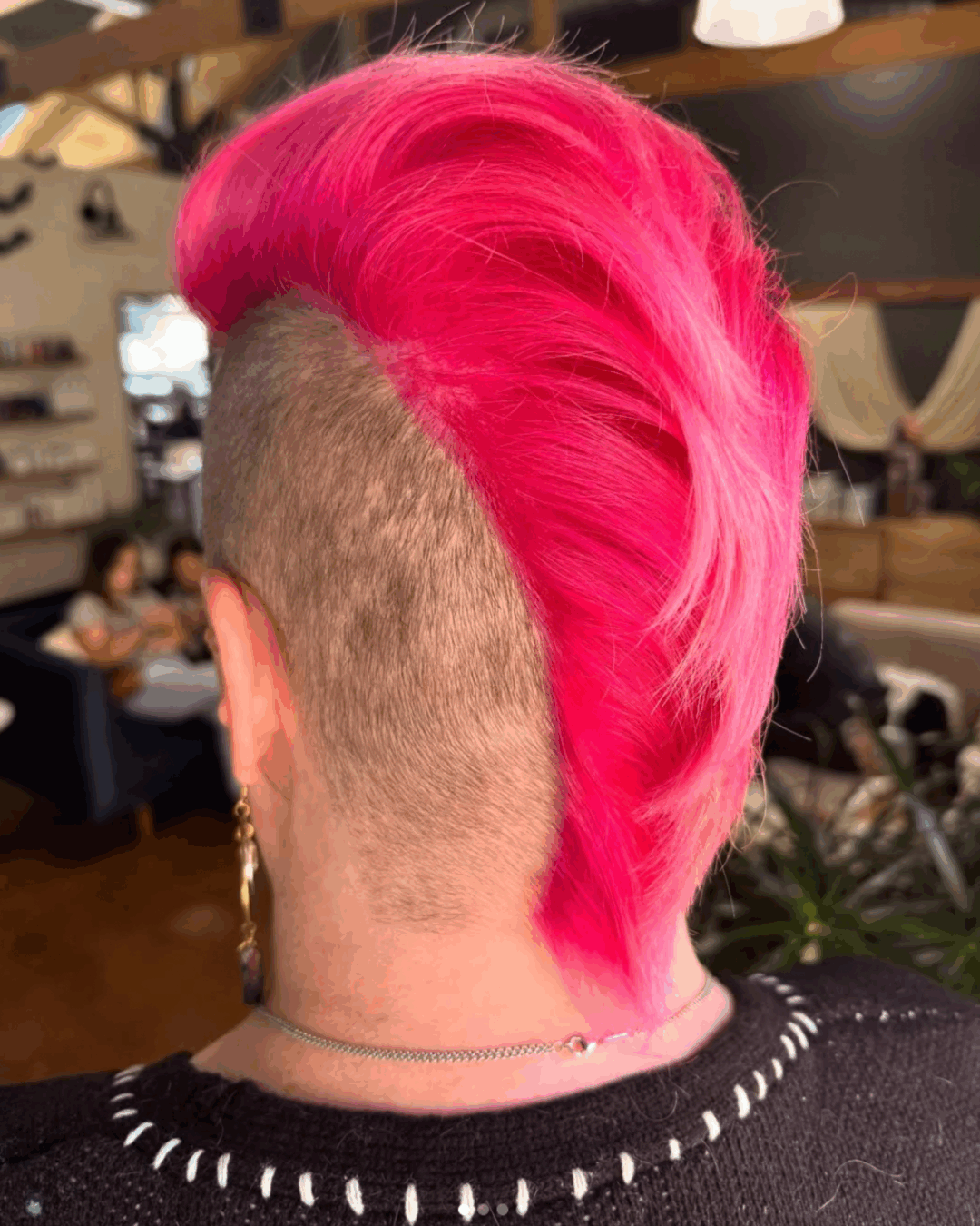 Pink Mohawk by Audrey